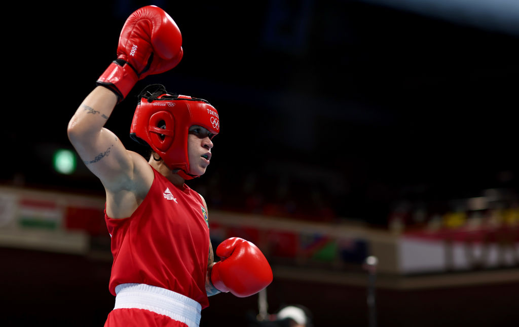 Nas quartas de final do Boxe, Beatriz Ferreira representou o Brasil nas Olimpíadas - GettyImages