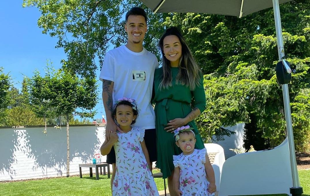 Philippe Coutinho e Ainê estão esperando o terceiro filho - Instagram