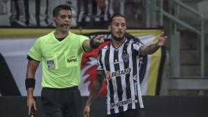 Arbitragem do jogo entre Athletic Club e Atlético-MG foi polêmica - Pedro Souza/Atlético Mineiro
