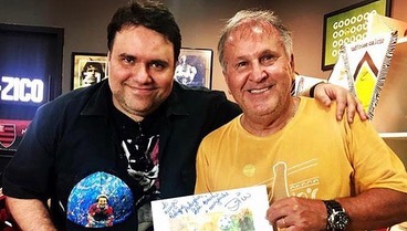 Zico lamente morte de Rodrigo Rodrigues - Instagram