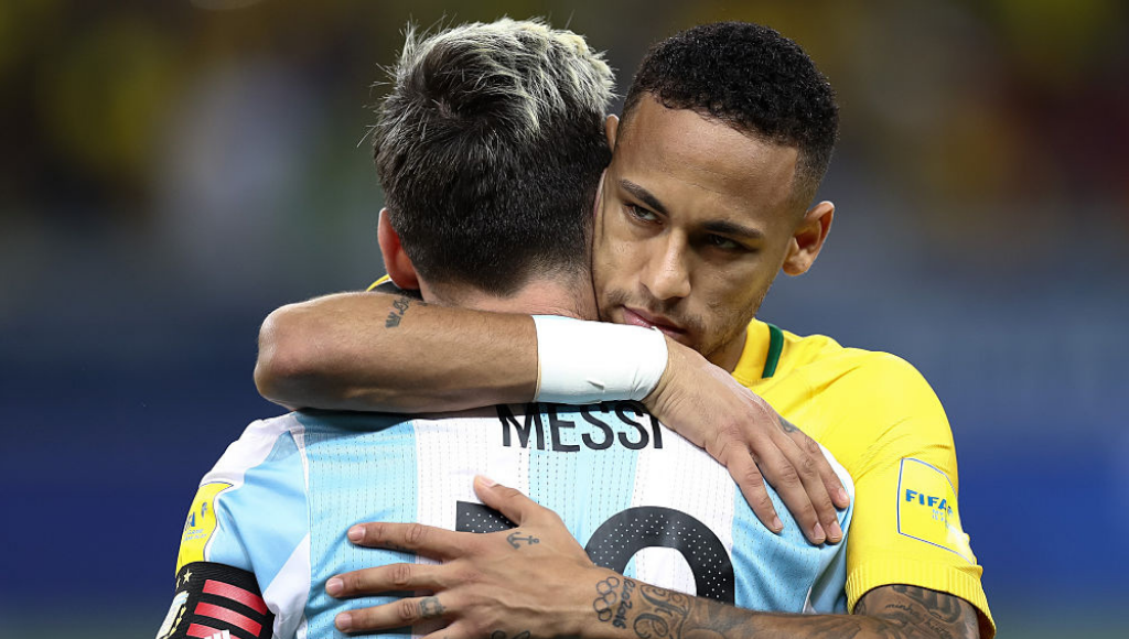 Neymar e Messi estão focados para levar o título da Copa América - GettyImages