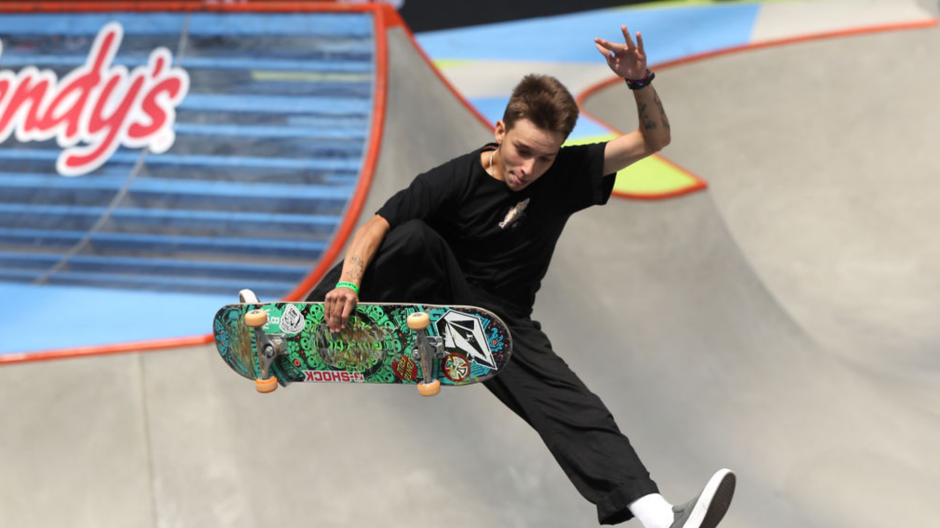 Luiz Francisco é campeão do torneio de skate park - GettyImages