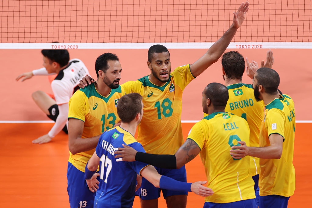 Nas quartas de final do Vôlei, Brasil e Japão duelaram nas Olimpíadas - GettyImages