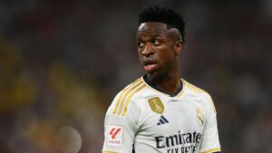 Vini Jr brilhou na goleada do Real Madrid - Getty Images
