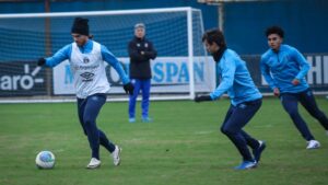 Treino do Grêmio para enfrentar o Operário-PR - Caroline Motta / Grêmio FBPA