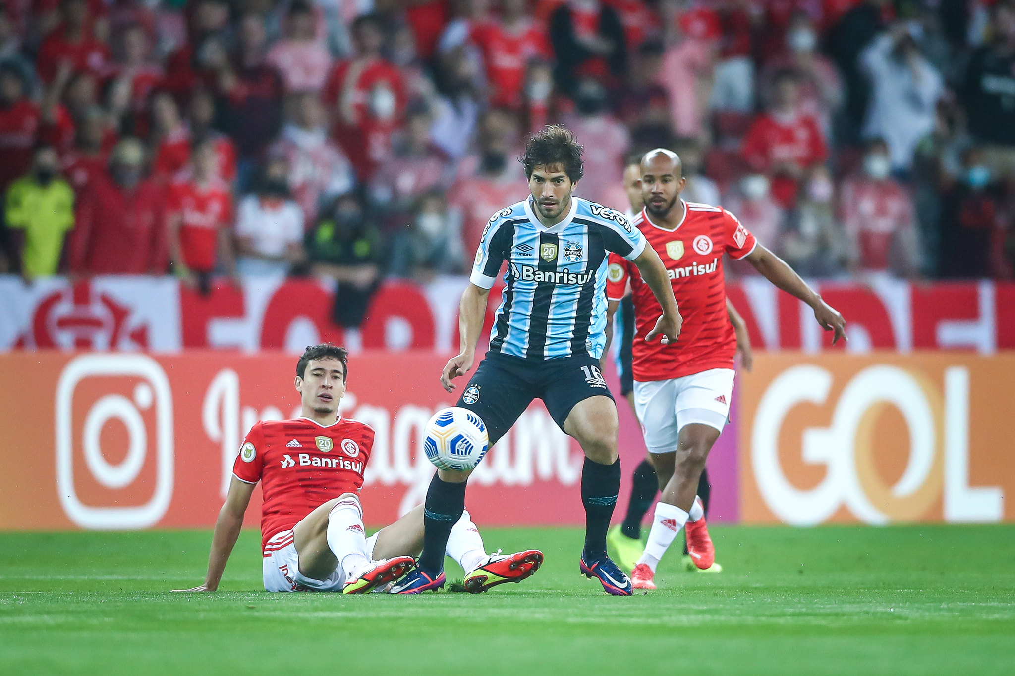 Grêmio e Internacional protagonizaram clássico bastante quente - Lucas Uebel / Grêmio FBPA / Flickr