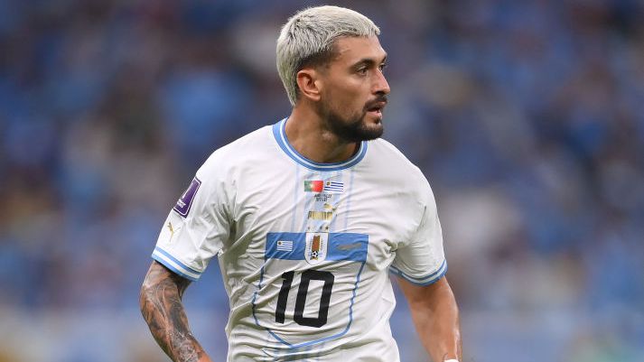 Arrascaeta será titular na partida entre Gana x Uruguai na Copa do Mundo - GettyImages