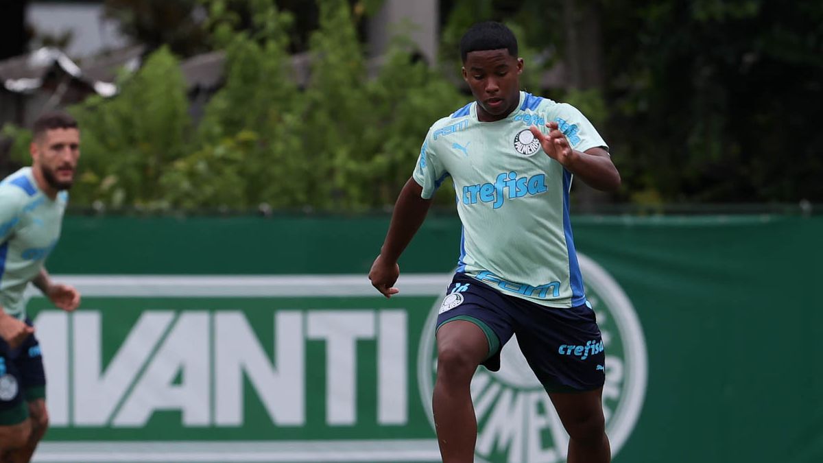 Endrick projeta temporada do Palmeiras - Cesar Greco / Palmeiras
