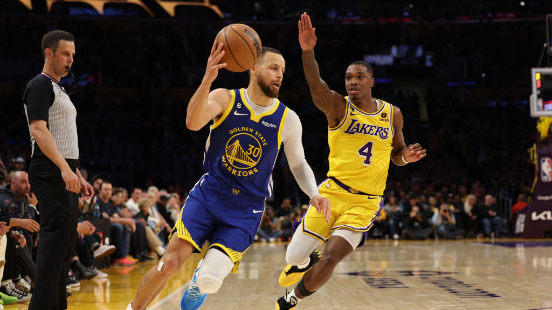 Loonie Walker roubou a cena de LeBron James e Anthony Davis durante vitória dos Lakers na NBA - GettyImages