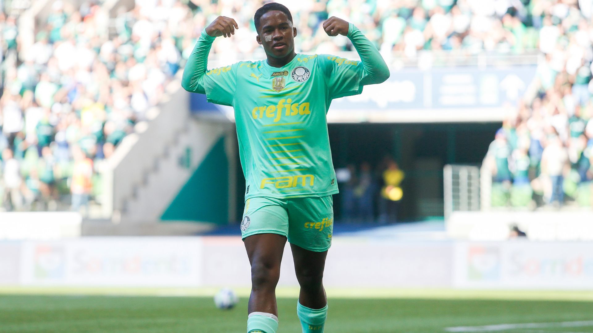 Endrick comenta falta de oportunidades no Palmeiras - Getty Images