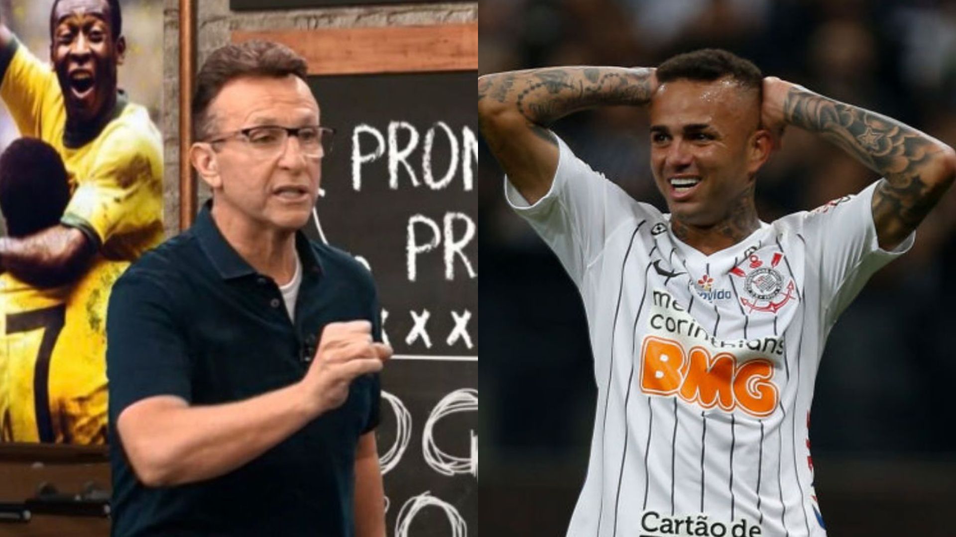 Neto não gostou nada da negociação de Luan - Transmissão TV Bandeirantes - GettyImages