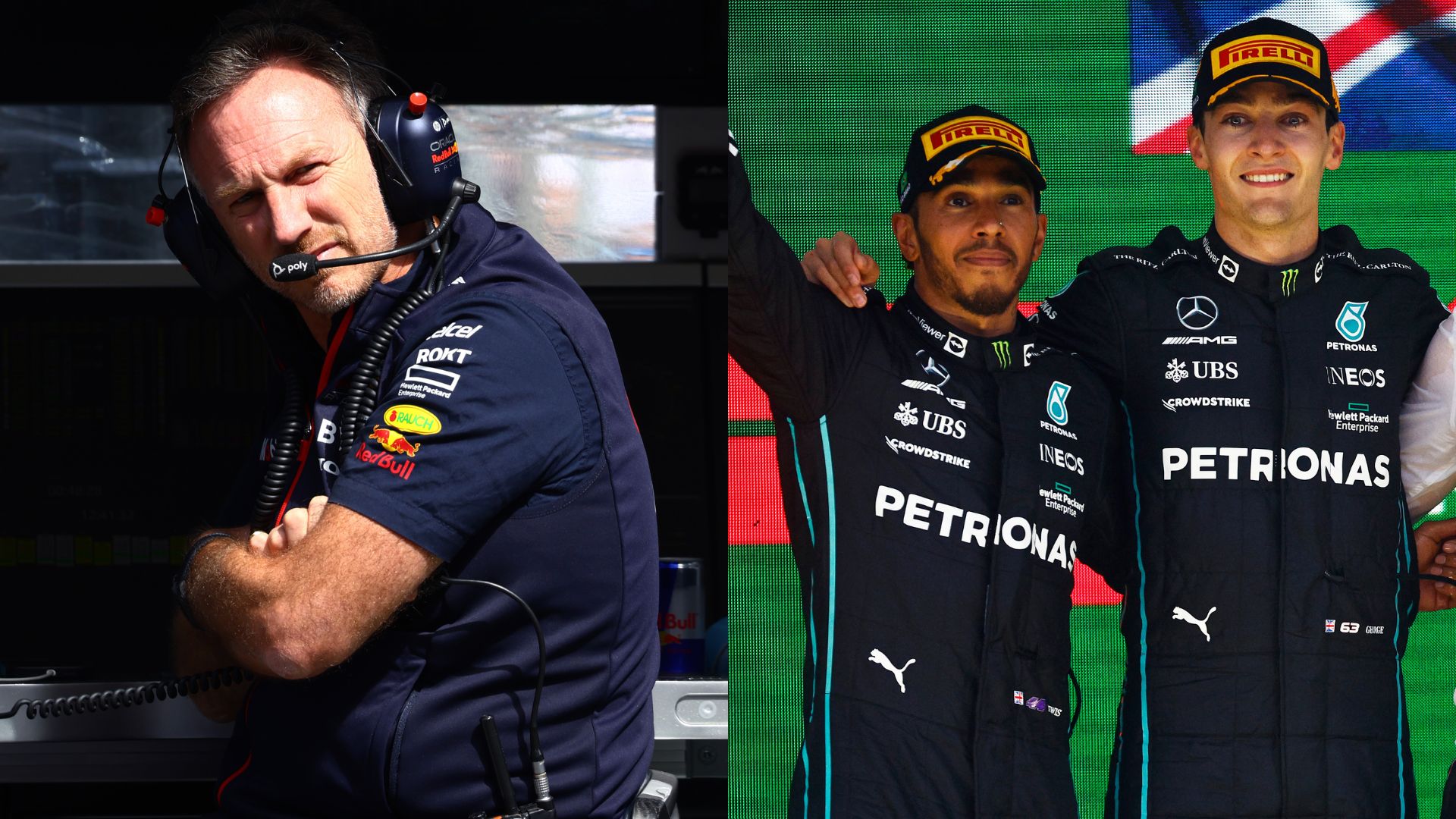Christian Horner, da Red Bull, provoca pilotos da Mercedes - Getty Images