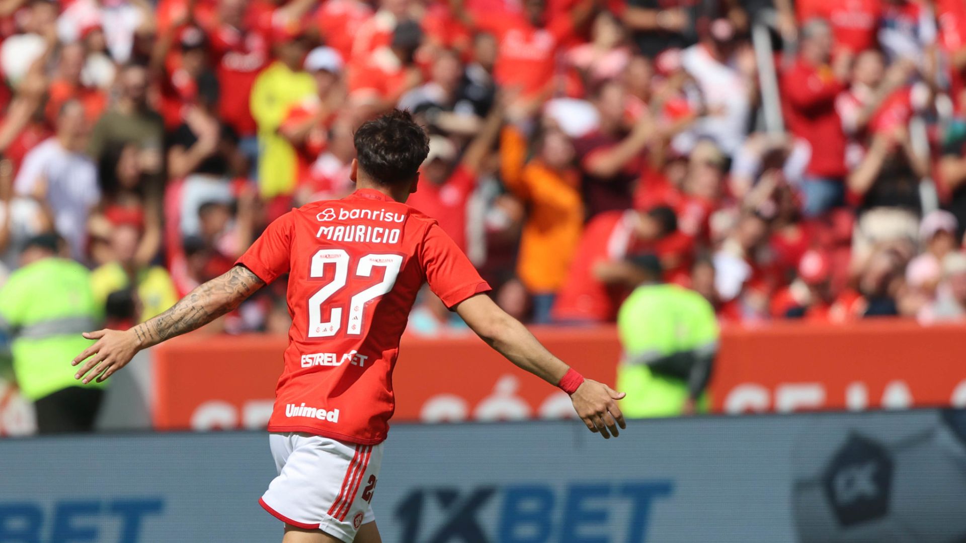 Mauricio foi fundamental para que o Internacional vencesse o Flamengo no Brasileirão - Ricardo Duarte/Internacional