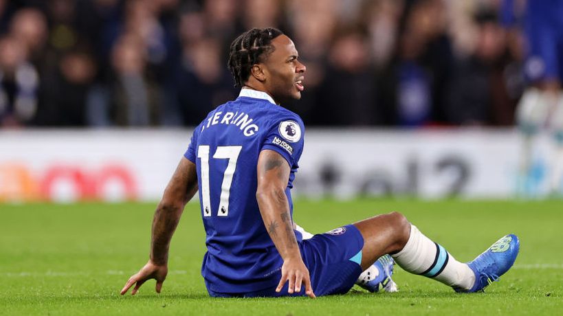 Sterling não completou cinco minutos em campo contra a sua ex-equipe - Getty Images