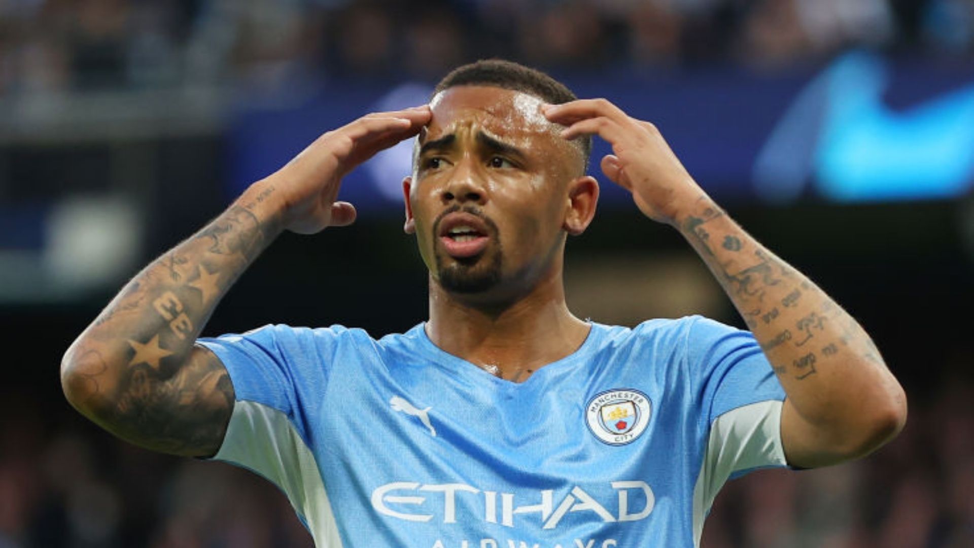 Gabriel Jesus não sabe se fica ou se sai do City - GettyImages
