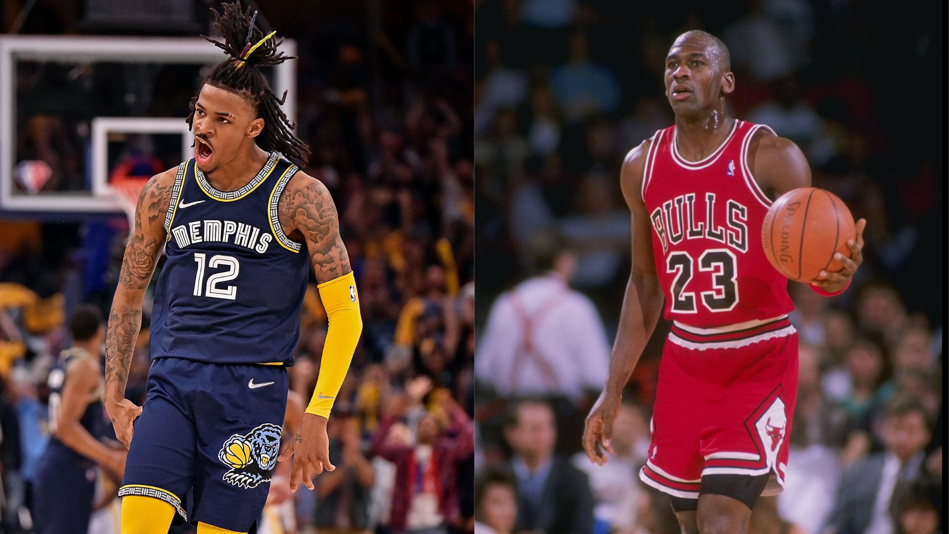 Ja Morant e Michael Jordan na NBA - Getty Images