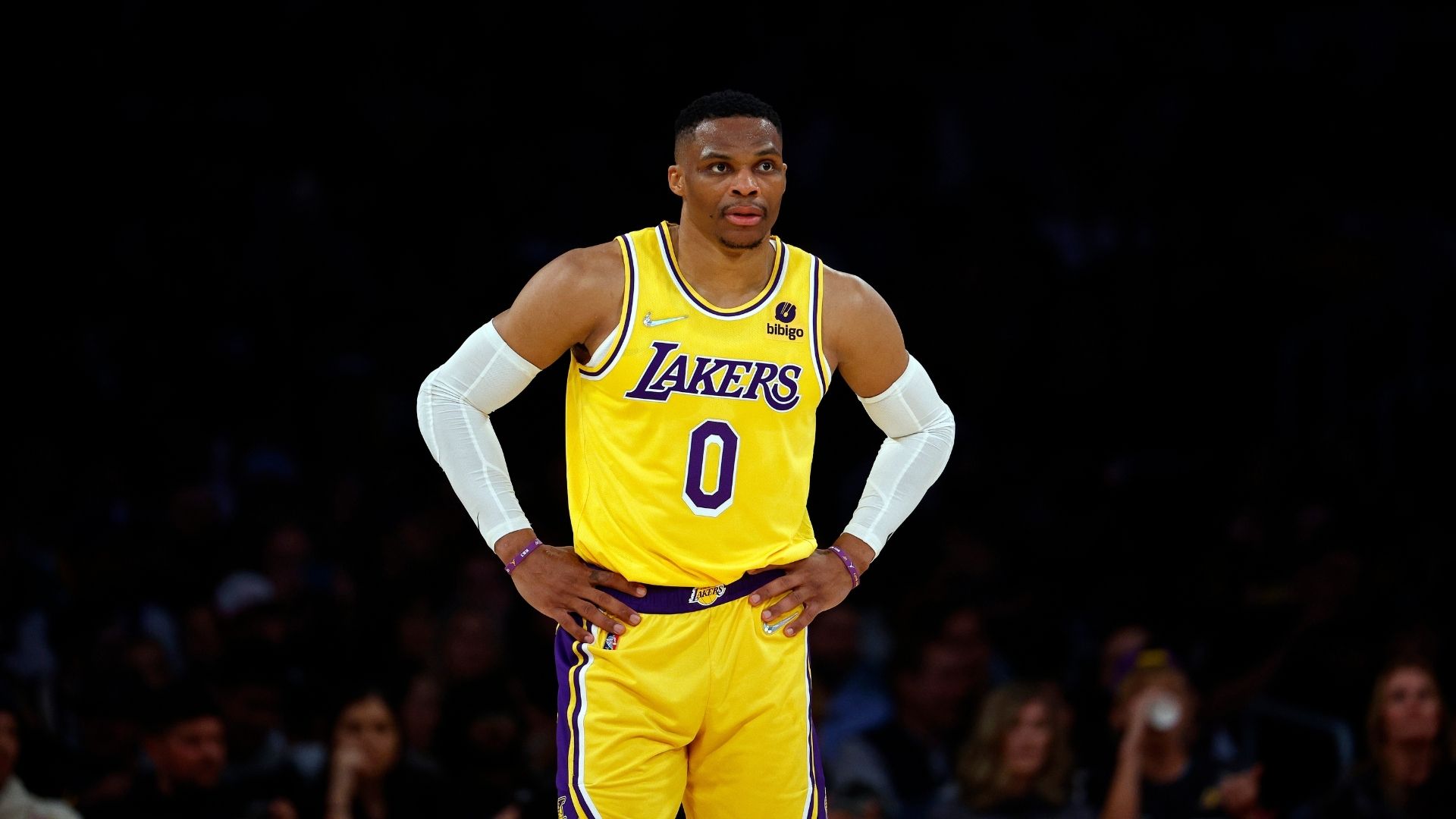 Russell Westbrook, armador do Lakers, na NBA - Getty Images