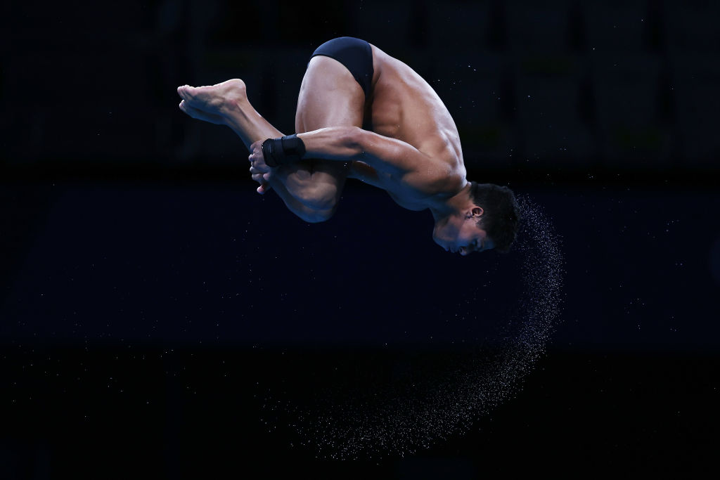 Kawan Pereira disputou a classificatória dos Saltos Ornamentais nas Olimpíadas - GettyImages