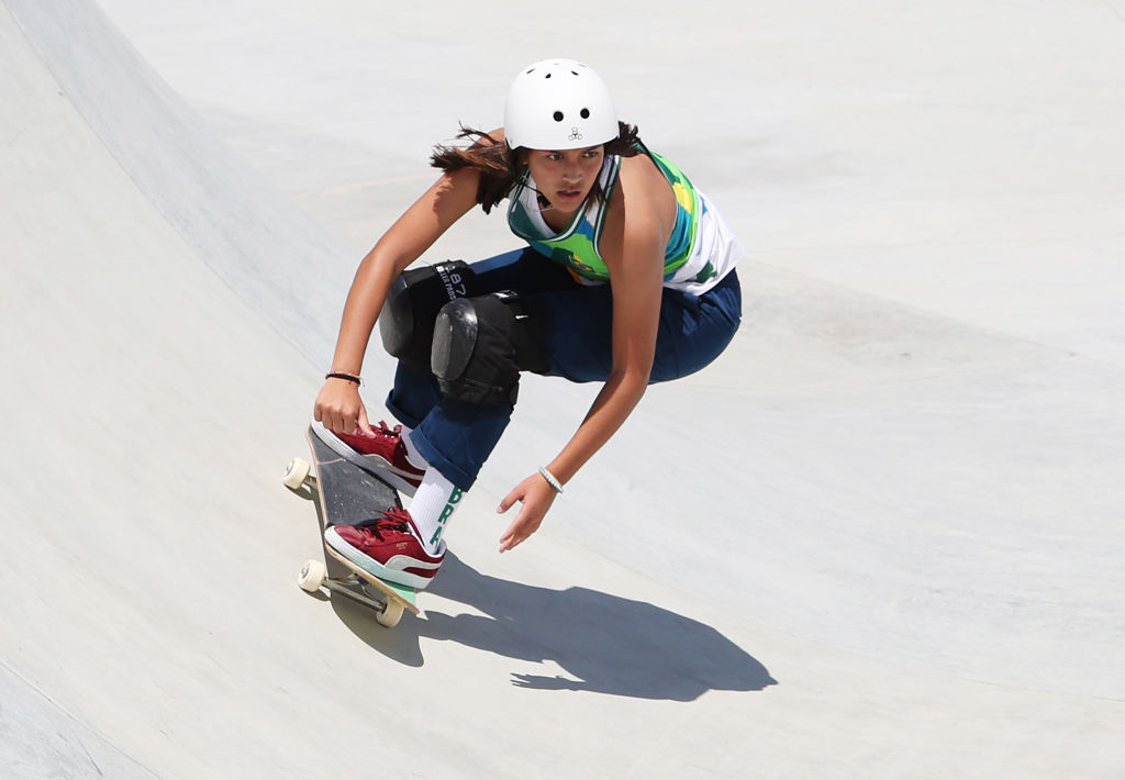 No Skate Park, Isadora Pacheco não garantiu vaga na final das Olimpíadas - GettyImages