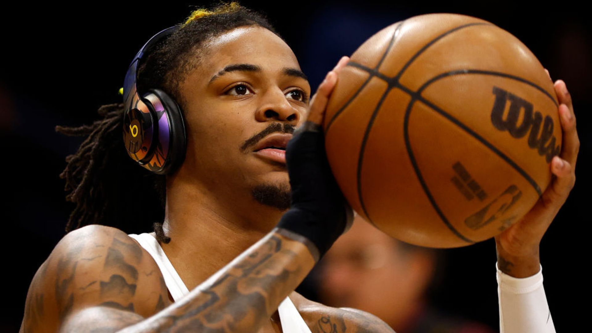 Ja Morant recebeu sugestão para trocar o Memphis Grizzlies pelo Miami Heat na próxima temporada da NBA - GettyImages