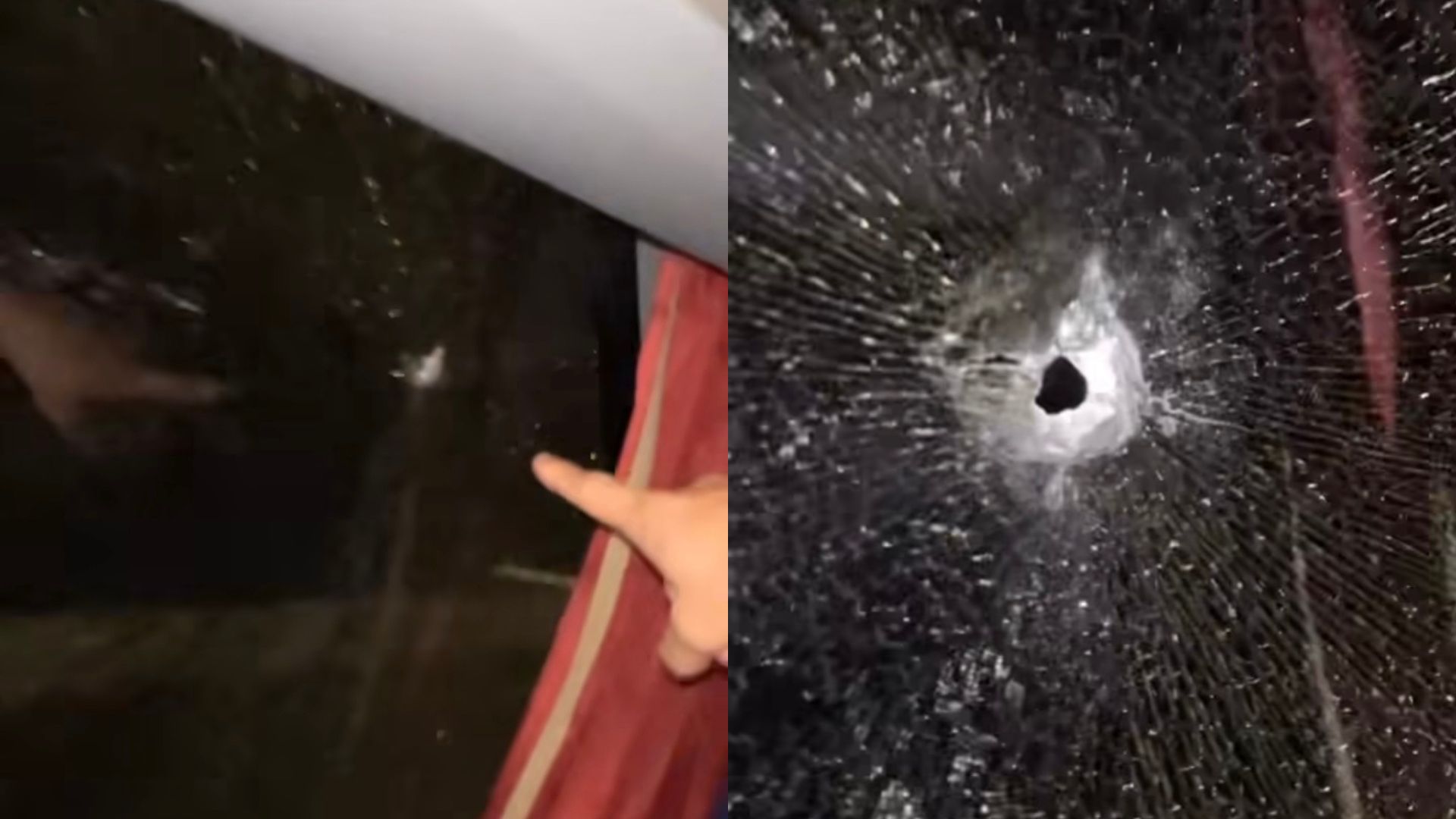 Ônibus do Fluminense é apedrejado por torcedores rivais - Reprodução/Instagram