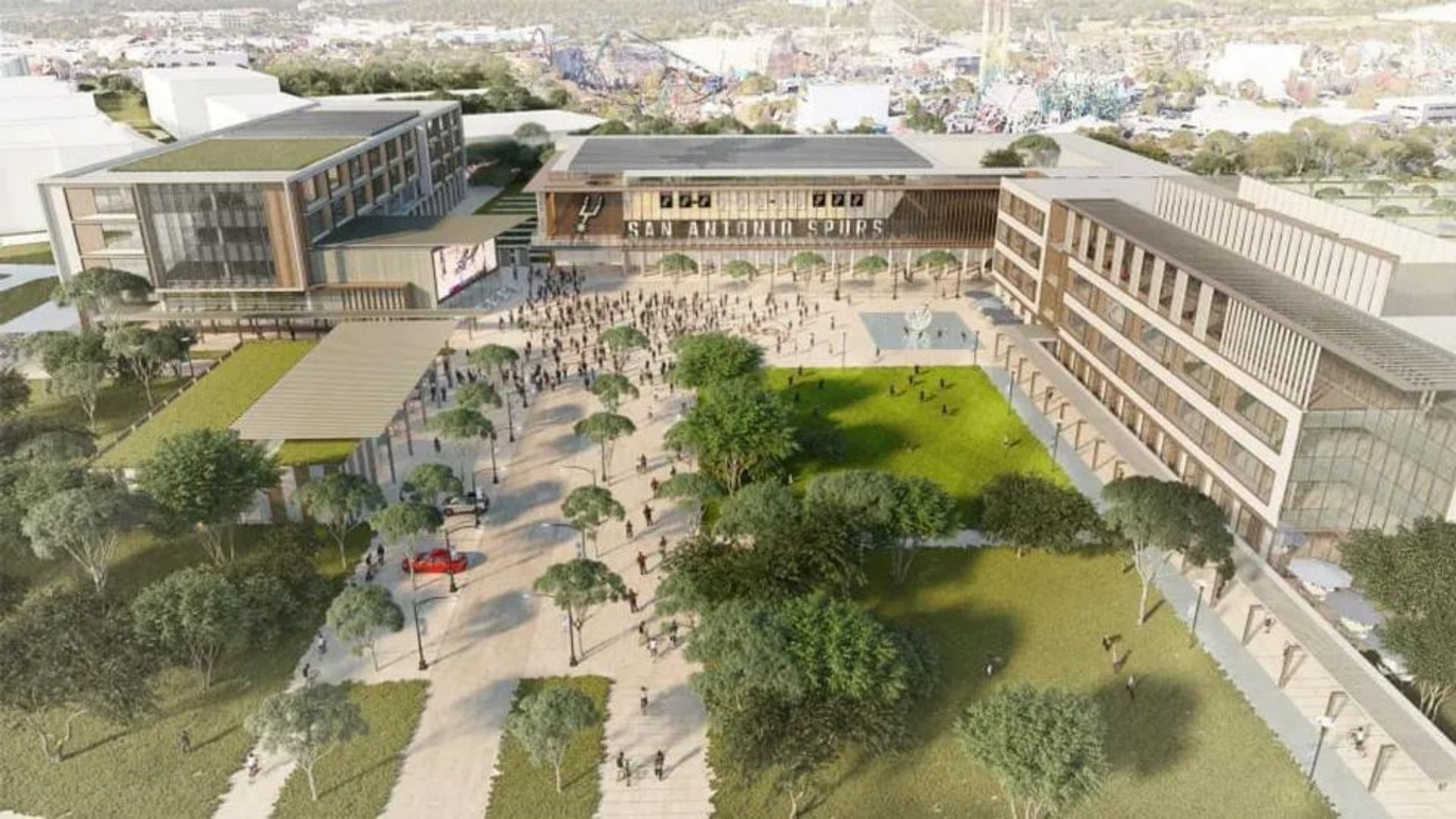 "Rock at La Cantera", novo campus do San Antonio Spurs - Reprodução/Spurs