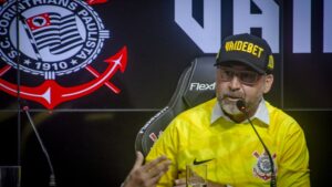 Presidente do Corinthians, Augusto Melo - Agência Corinthians