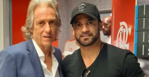 Jorge Jesus e Hadson Nery - Instagram