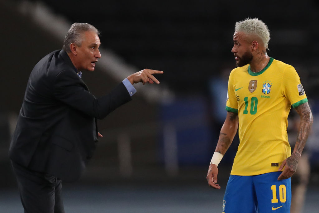 Tite não quis avaliar as falas de Neymar sobre o futuro - GettyImages