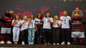 Flamengo faz festa para seus atletas medalhistas em Paris