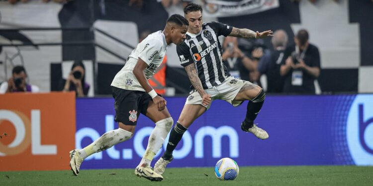 Atlético-MG x Corinthians no Brasileirão 2024 (Crédito: Pedro Souza/Atlético/Flickr)