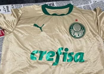 Imagens da possível nova terceira camisa do Palmeiras vazaram nas redes sociais, gerando grande expectativa entre os torcedores.