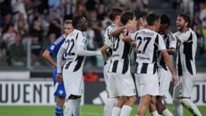 A Juventus começou sua campanha com uma vitória sólida por 3 a 0 sobre o Como, em partida marcada pelo destaque do jovem Samuel Mbangula, titular surpresa na equipe.