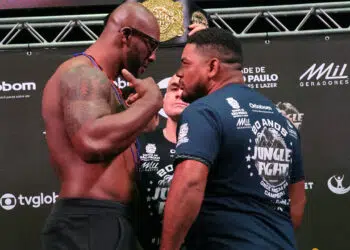 André Monstro e Raimundo Marajó disputam o cinturão dos pesados do Jungle Fight - Foto: Bruno Limoeiro