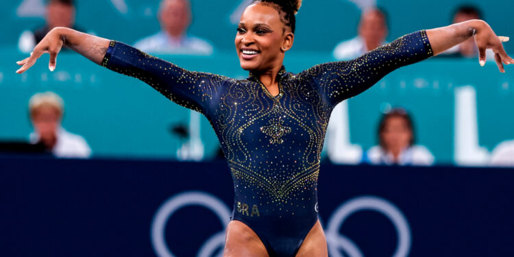 Rebeca Andrade foi o grande destaque brasileiro em Paris - Foto: Miriam Jeske/COB