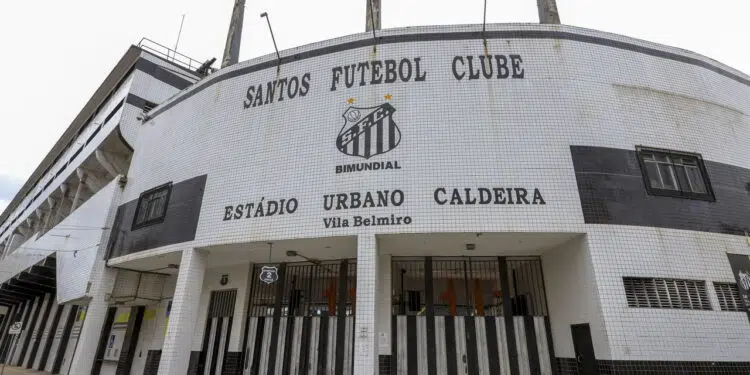 Faixada da Vila Belmiro, casa do Santos