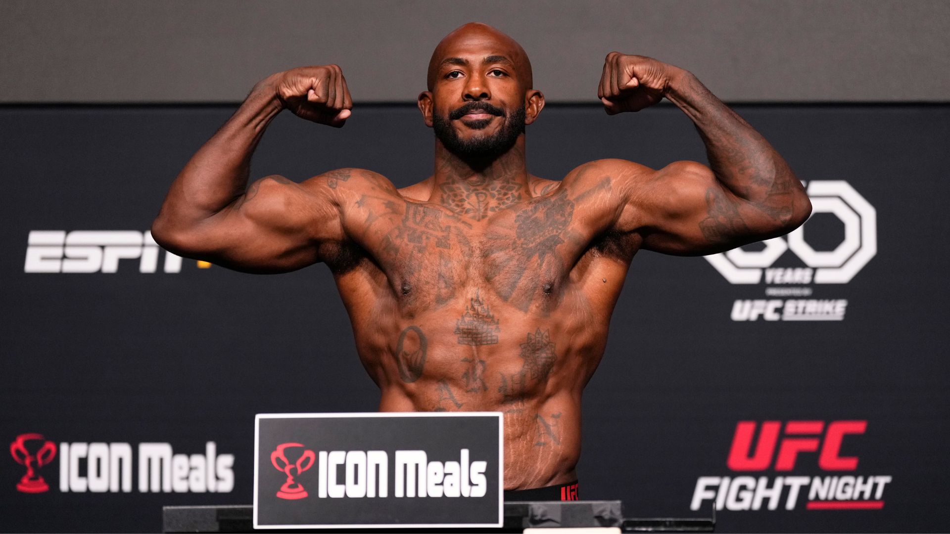 Última pesagem de Rountree Jr no UFC