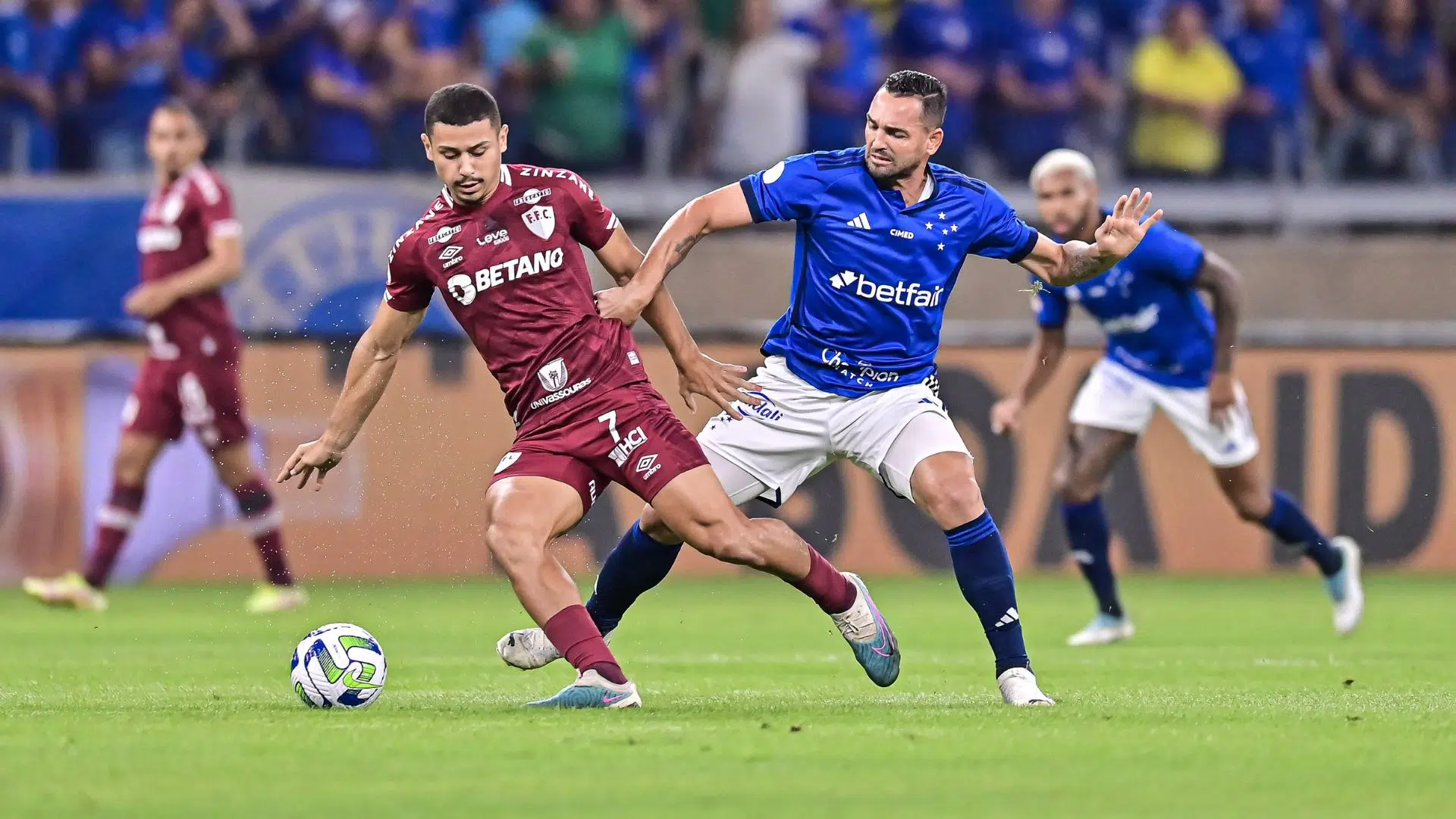 André em ação pelo Fluminense