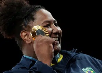 Beatriz Souza, medalhista de ouro em Paris 2024