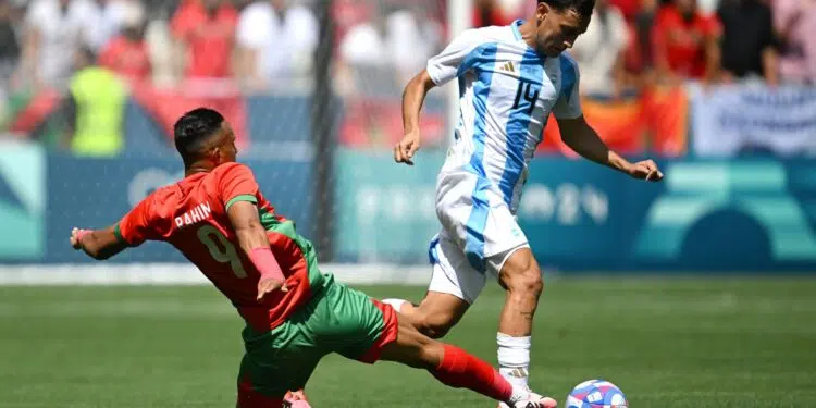 Marrocos x Argentina na Olimpíada de Paris (Crédito: Getty Images)