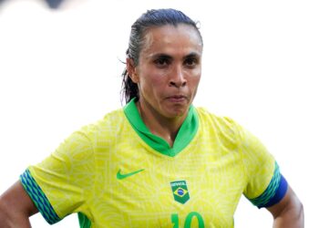 Marta ficou no banco de reservas nesta final (Crédito: Getty Images)