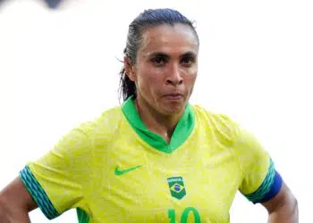 Marta ficou no banco de reservas nesta final (Crédito: Getty Images)