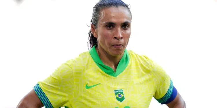 Marta na Seleção Brasileira (Crédito: Getty Images)