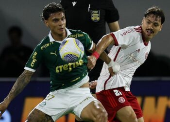 Palmeiras x Internacional no primeiro turno do Brasileirão 2024 (Crédito: Cesar Greco/Palmeiras/Flickr)