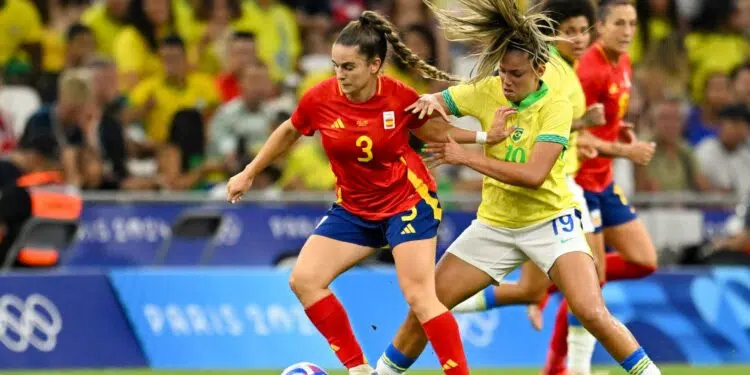 Seleção Brasileira contra a Espanha em Paris 2024 (Crédito: Getty Images)