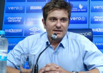 Antônio Brum, vice-presidente de futebol do Grêmio (Crédito: Lucas Uebel/Grêmio/Flickr)