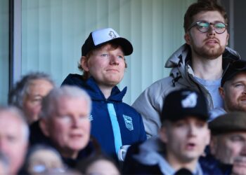 O cantor Ed Sheeran virou acionista do seu clube do coração (Crédito: Getty Images)