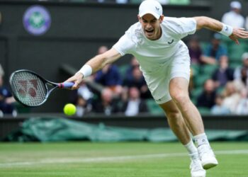 Andy Murray em Wimbledon (Crédito: Getty Images)