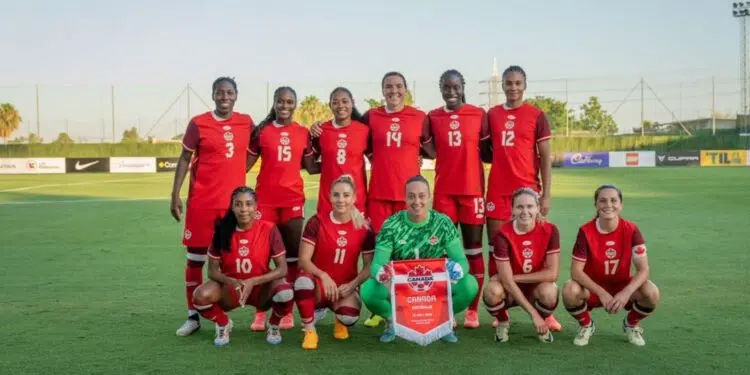 Seleção do Canadá (Crédito: X/Reprodução)
