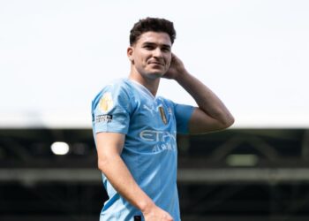 Julián Álvarez pelo Manchester City (Crédito: Getty Images)